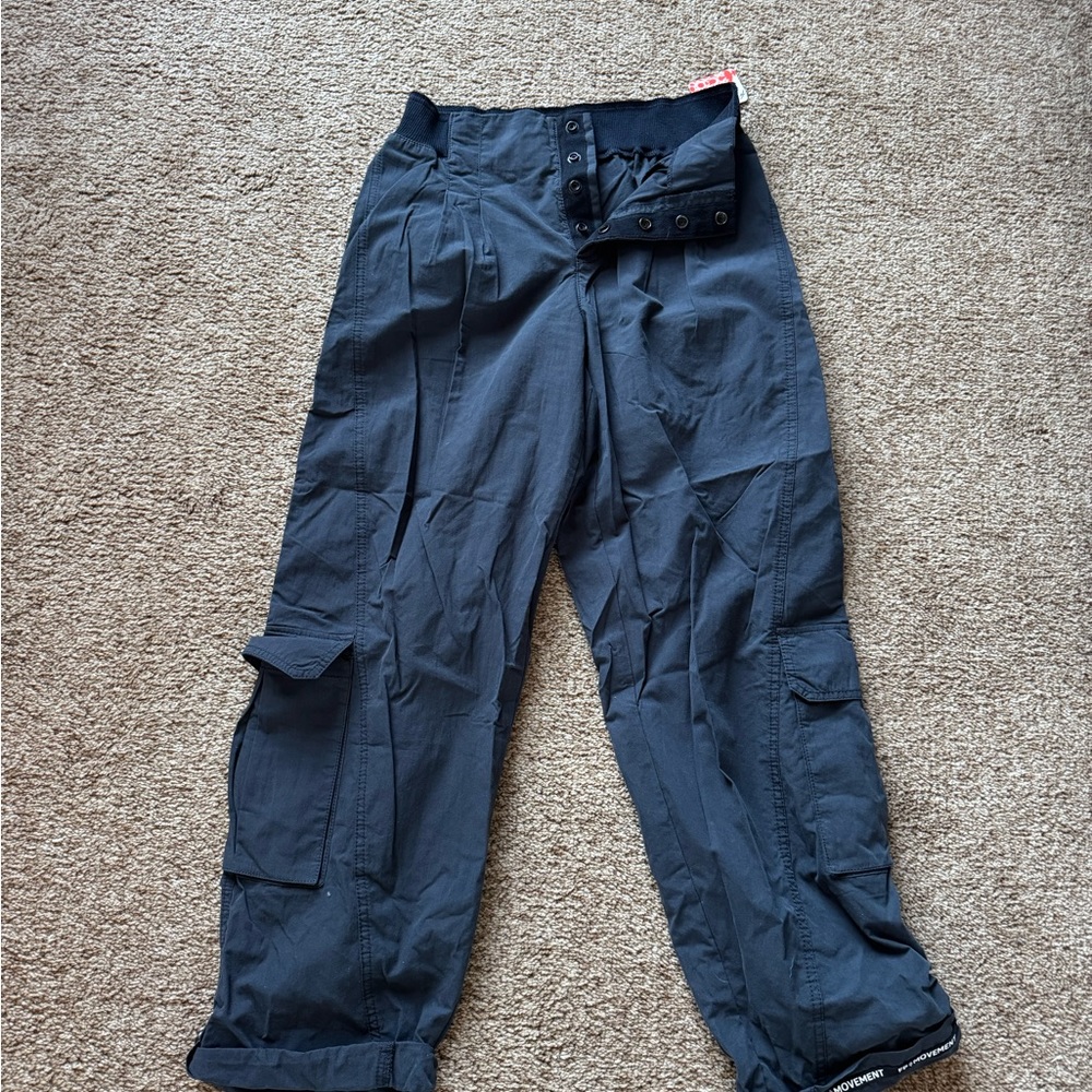 FP Movement Black Track Joggers Relaxed Fit